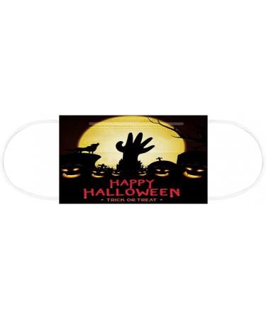 3 Ply Disposable_Face_Mask with Halloween Cute Pattern Design Comfortable Covers Suitable For Adults Outdoor Use Protection - Buy Online on GoSupps.com