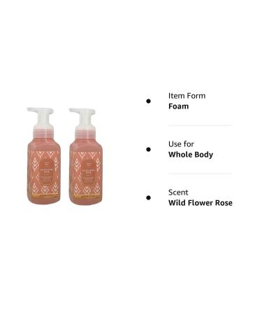 Bath & Body Works Wild Rose Hand Soap 2-Pack - 8.75oz Gentle Foaming Soap - Buy Online on GoSupps.com