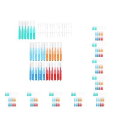 Interdental brushes 2 mm 2.5 mm 3 mm 30 pieces 10 pieces set of 10 (multi-colored)