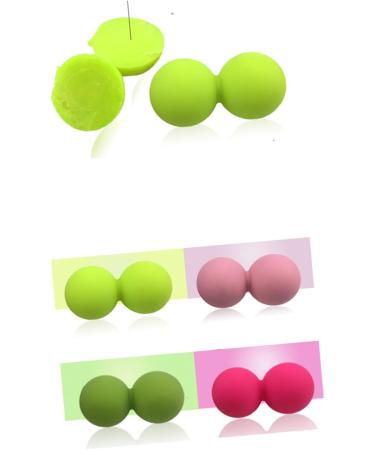  Fomiyes Peanut Ball Yoga Tools | Myofascial Release Silicone Exercise Balls for Full Body Massage & Weight Lifting International Shipping  - Buy Online on GoSupps.com