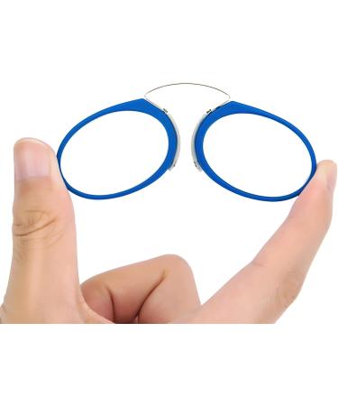 Kokobin Unisex Reading Glasses | Compact Mini Nose Clip | Iron-Free +1.5 Light Blue | Slide-Resistant Eyewear | Always Handy for Eye Comfort - Buy Online on GoSupps.com