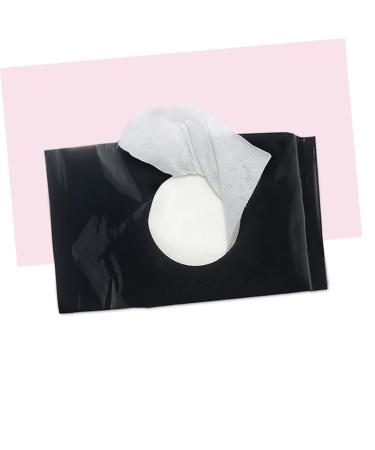 NOLITOY 2 Pcs Facial Makeup Remover Wipes - Cleansing Cotton Cloths with Hyaluronic Acid Essence - 9.8x9.5cm - Black - International Shipping Available - Buy Online on GoSupps.com