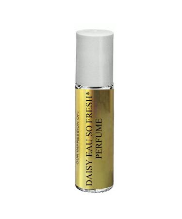 IMPRESSION Compatible with Daisy_Eau_So_Fresh for Women 10ml Roll On Glass Bottle 100% Pure Undiluted No Alcohol Parfum (Premium Quality Fragrance Version)