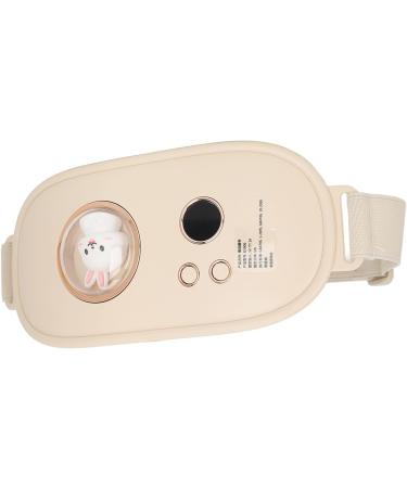 KKPZZ Menstrual Heating Pillow - Vibration Massage Fast Warming Adjustable Modes | Portable Beige Waist Heating for Period Cramps - Buy Online on GoSupps.com