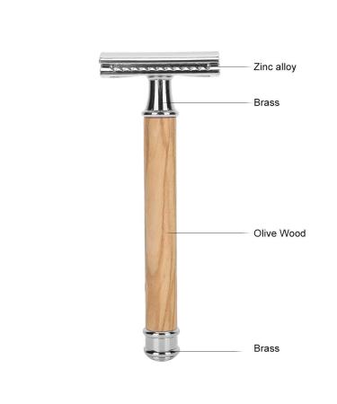 Men's Double-Sided Blade Head Shaver - Portable Silver Razor for Face & Body Care | International Shipping Available - Buy Online on GoSupps.com