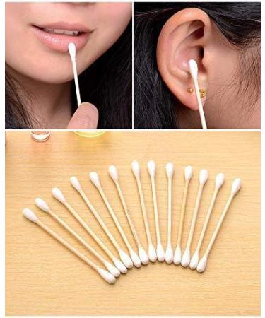 Depory Cotton Swabs with Wooden Handles - 200 Pack | Eco-Friendly & Biodegradable | International Shipping Available - Buy Online on GoSupps.com