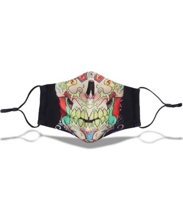 KaWaii Baby 3D Face Cloth Mask Covering Quality Protection for Face Nose and Mouth Kids Teens Adult Unisex - Spooky Halloween Pack of 3 - Buy Online on GoSupps.com