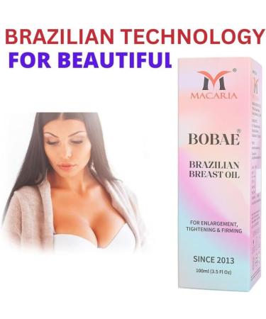 Bobae Brazilian Breast Enhancement Oil- Natural Breast Firming Enlargement Oil for Women - Sexy Boobs Massage Oil for Breast Firming and Tightening - Buy Online on GoSupps.com