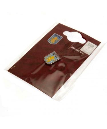 Aston Villa FC Crest Badge - Burgundy One Size | Shop Internationally - Premium Quality Football Merchandise - Buy Online on GoSupps.com