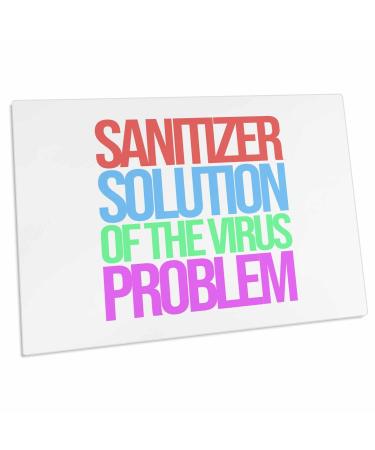 3dRose Sanitizer Solution of The Virus Problem Virus Pandemic. - Desk Pad Place Mats (dpd-334709-1)