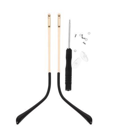 Gleavi 1 pair of glasses replacement bar glasses accessories glasses brick spare parts glasses brick metal glasses sunglasses glasses made of metal brilliant brilliant parts