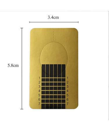 100 Pcs Gold Rectangle Nail Forms Self-Adhesive And Durable Nail Extension Molds Suitable For Uv Gel With Numbers Tips Form Guide for Nail Diy Enthusiasts And Learners - Buy Online on GoSupps.com