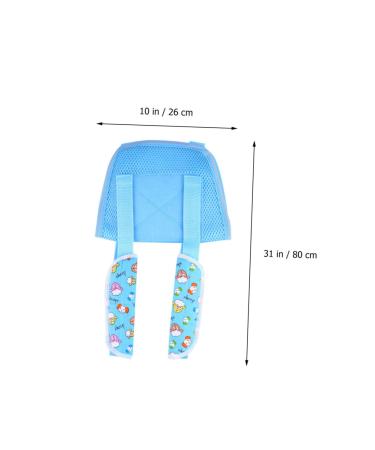 Breathable Arm Sling for Toddlers | Kids Support Brace for Broken Arms | Adjustable Shoulder Holder - M Blue - Buy Online on GoSupps.com