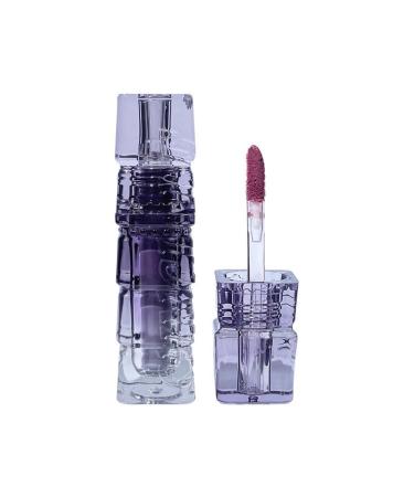 BADALO Velvet Mist Water Mist Lip Mud Soft Silky Matte Vegan White Lip Gloss Non-stick Lip Glaze Lipstick (Color : 5 Smoked Ebony)