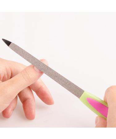 Double Sided File Metal Buffer Fingernails Toenails Manicure Files Stainless Steel Manicure Pedicure Tools - Buy Online on GoSupps.com