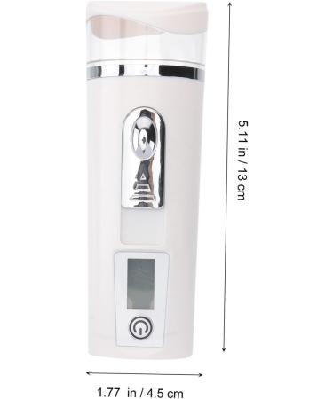 DRESSOOS Hydrating Instrument Facial Mist Sprayer Steamer Mister Portable Face Humidifier White Abs - Buy Online on GoSupps.com