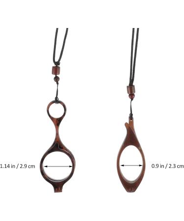 FOMIYES Portable Folding Reading Glasses Set - 2 Pcs High-Definition Mini Readers for Men & Women | Exquisite Neck Hanging Design - Buy Online on GoSupps.com