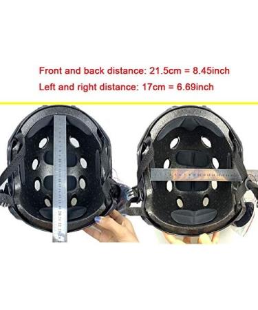 ATAIRSOFT PJ Type Tactical Paintball Airsoft Fast Helmet Black - High-quality Helmet for Ultimate Protection - Buy Online on GoSupps.com