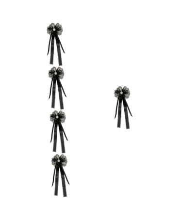 FRCOLOR Big bow hairpin rose hair clip make up hair clips black hair band hair barrettes for women accesorios para mujer flower hair clips for women hair ribbons for girls big hair Hair