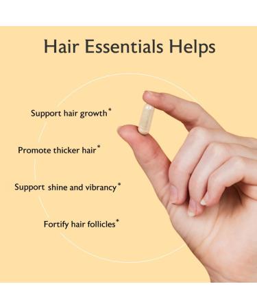Alaya Hair Essentials - Hair Supplement with Biotin Keratin Folic Acid Vitamin B12 B6 - Lab Tested - Gluten Free - 30 Day Supply - Buy Online on GoSupps.com