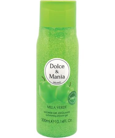 DIAMOND Dolce & Mania Shower gel with green apple scent 300 ml moisturizing and removes dead cells fresh and fragrant skin Apple 300 ml 1er Pack