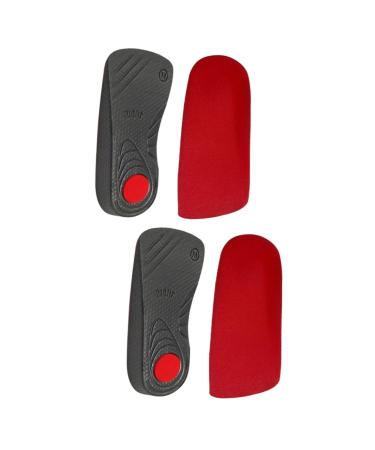 Gatuida 2 Pairs Medical Insoles Splints Relief Insole Orthotic Insoles Arch Support Arch Support Insert Running Insoles for Men Half Shoe Lifts O Legs Correction Shaping Man