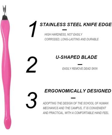 Cuticle Trimmer 18 Pcs Cuticle Remover Cuticle Pusher Nail Cuticle Remover Nail Art Tools Nail Cleaner Tool - Buy Online on GoSupps.com