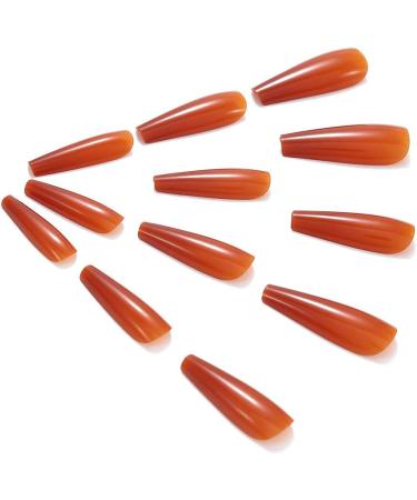 Coffin False Nails Press on Nails French Long Fake Nails Ballerina Acrylic Stick on Nails 24pcs for Women and Girls (Color : Pink Size : H) - Buy Online on GoSupps.com