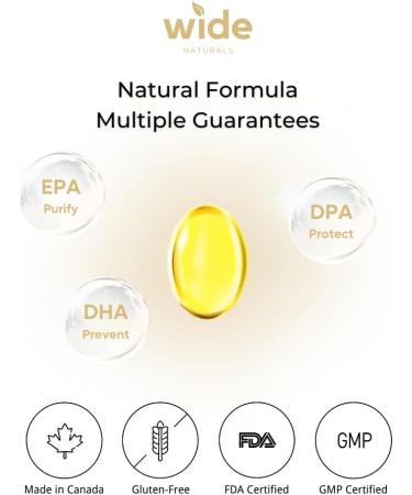 WIDE Naturals Omega-3 900 60 Softgels - Buy Online on GoSupps.com