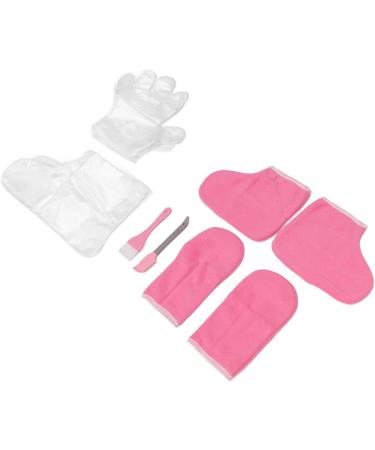 Doublures de Pieds et de Mains en Cire Flanelle Rose paraffine Garder au Chaud Gants jetables Mitaines de Cire Ensemble de Pieds - Buy Online on GoSupps.com