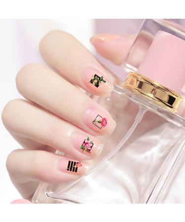 Manicure Accessories Butterfly-shape Flower Manicure Nail Foil Design Nail Art Decorations Water Nails Stickers Christmas Decals(F810) - Buy Online on GoSupps.com