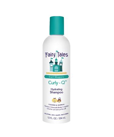 Fairy Tales Curly Q Kids Shampoo all Types of Curly Hair - Hydrating Hair Shampoo- Paraben Sulfate Gluten and Nut Free - 12 oz 12 Fl Oz (Pack of 1) Shampoo