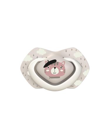 Canpol Babies Silicone Pacifier Set (2 Pieces) - Bonjour Paris Pink for 18 Months+ | International Shipping - Buy Online on GoSupps.com