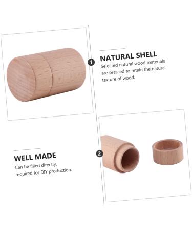 minkissy 1pc Lipstick Tube Essential Makeup Container Wood Lip Gloss Tubes Wood Lip Gloss Holder Portable Lipstick Holder Lip Gloss Wand Tubes Deodorant Box Plastic The Light Earth Tones - Buy Online on GoSupps.com