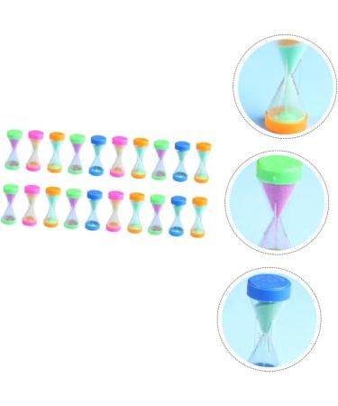 Buy HOMSFOU 100 STK Mini-Sand Timer - Colorful Hourglass for Students & Classroom | 5-Pack 6.7x2.8cm - Perfect for Learning & Play - Buy Online on GoSupps.com