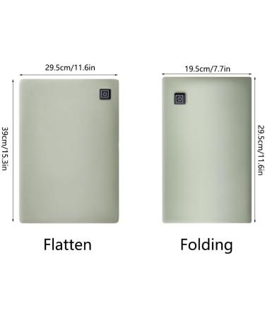 Winter Outdoor Camping Pocket Pouch Design Graphene Heating Hand Warmer Electric Heated Pad 3 levels of heat settings with USB port Rechargeable Electric Hot Bed Warmer White - Buy Online on GoSupps.com