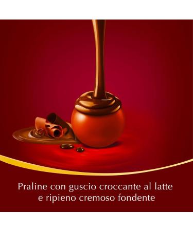 Lindt Lindor Double chocolat Praline au chocolat au lait avec remplissage fondant 16 chocolats paquet de 200 g Chocolat 200g - Buy Online on GoSupps.com