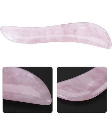 Crystal Massage Magic Wand - Natural Rose Quartz Gua Sha Tool for Smooth Massage | 4.5in | Unisex - Buy Online on GoSupps.com
