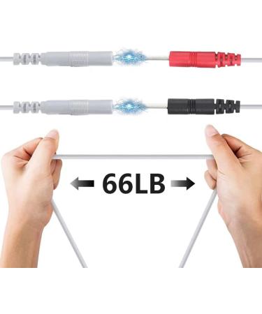 High-Power TENS EMS Unit | Dual Channel Muscle Stimulator with Red Light Therapy | Pain Relief & Massage | 8 Electrode Pads Included - Buy Online on GoSupps.com