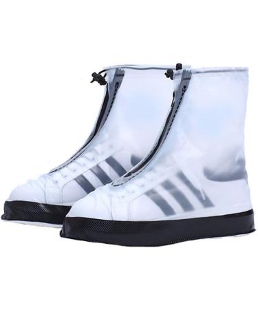 Buy Lumoon Outdoor Rain Protection Overshoes | Silicone Slipproof Reusable | Zippered PVC Overshoes for Men & Women - Black - Buy Online on GoSupps.com