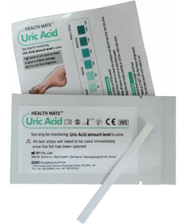 One Step GP Professional Uric Acid Gout Urine Test Strips - Pack Of 10