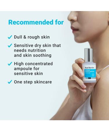 Real Barrier Extreme Cream Ampoule Facial Moisturizer with 3-Ceramide and Panthenol High Concentrated Ampoule for Sensitive Skin Nourishing Strengthening Skin Barrier MLE 1.01 Fl. Oz 30ml - Buy Online on GoSupps.com