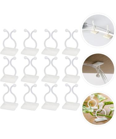 OSALADI 300 Pcs Adhesive Wire Holder Suction Cup Holder Cord Holders Plant Fixing Tools Power Cable To Climb 3.5X2X2CM White - Buy Online on GoSupps.com