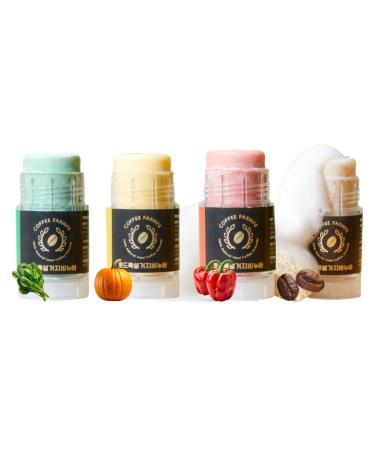 Vegan Dish Soap Bar (Pack of 4) | Eco-friendly Dishwashing soap bar Travel mini size (4.58 oz) | Organic Ingredients- Pumpkin Spinach Paprika Coffee foil | Camping Hiking Backpacking Traveling