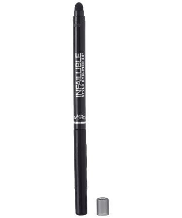 L'Or al Paris Waterproof Eyeliner - Infaillible 16h Hold No. 301 Night Day Black Integrated Sponge International Shipping Available - Buy Online on GoSupps.com