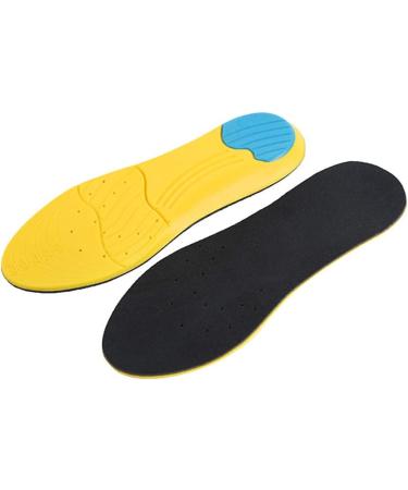 SUPVOX Sports Insoles Arch Support Sweat Absorbent Inserts Breathable Soft Running Insoles Shock-Absorption Pads for Men Women Size S (Black) - Buy Online on GoSupps.com