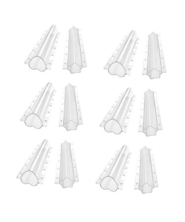 Mipcase 12 Pcs Shaped Growth Mold Melon Forming Molds Pumpkin Mold Chocolate Mold Heart Shaped Cucumber Vegetable Fruit Silicone Molds Cucumber Shaping Molds Plastic Plant Modeling Child Transparent Colorx6pcs 20x6.5cmx6pcs