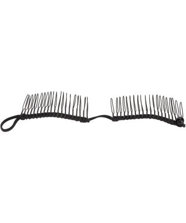 Banana Hair Clips Comfortable Fashion Vintage Clincher Comb Tool Simple 2 Pieces Durable for Girl for Thick Wavy Curly Hair (Black) - Buy Online on GoSupps.com