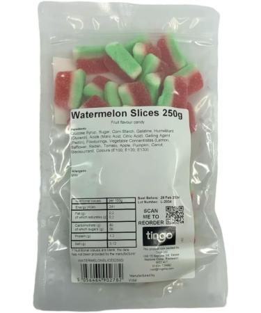 Vidal Watermelon Jelly Foam Slices 250 gram bag (1/4 kilo) - Buy Online on GoSupps.com