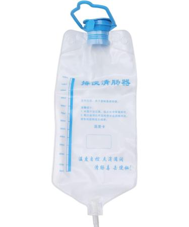 Jopwkuin Klistier-Set 1200ml Soft Silicone Enema Kit for Home Use | Constipation Relief & Convenient Hanging Hooks for Women - Buy Online on GoSupps.com